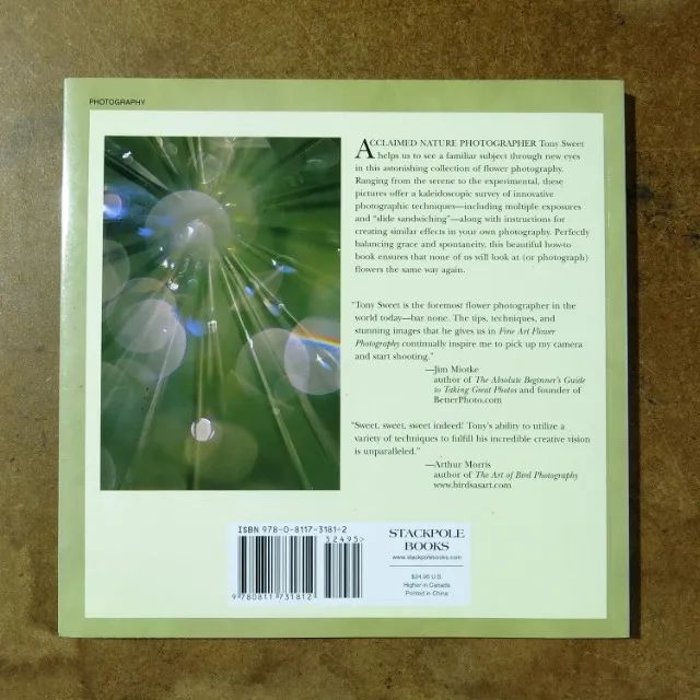 Livro Fine Art Flower Photography - Tony Sweet - macrofotografia macro fotografia flores - Foto 2
