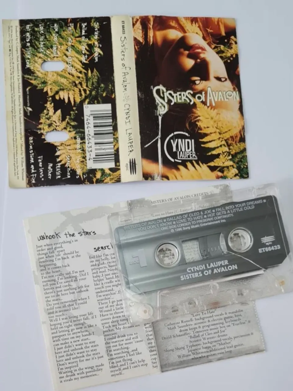 Fita K7 Cassete Rara Cyndi Lauper Sisters Of Avalon 1996
