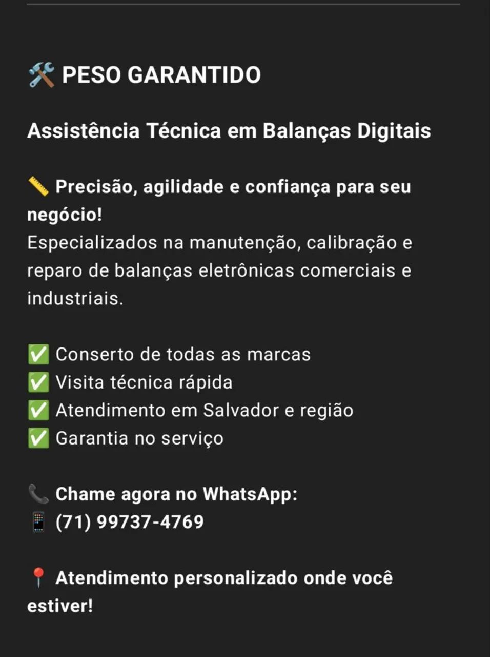 Calibração de balanças. - Foto 3