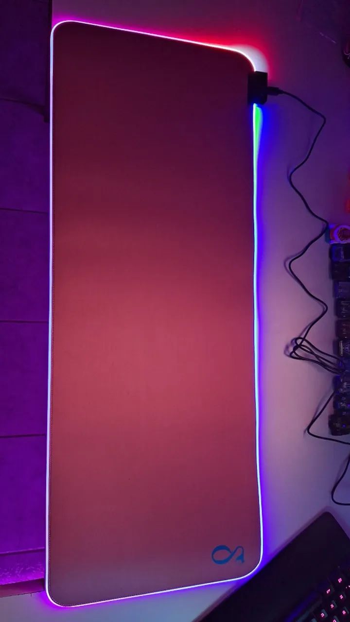 Mousepad gamer RGB ROSA 80X30 - Foto 4