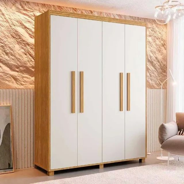 Guarda Roupa 4 Portas 2 Gavetas 100% MDF Novo Varios Modelos