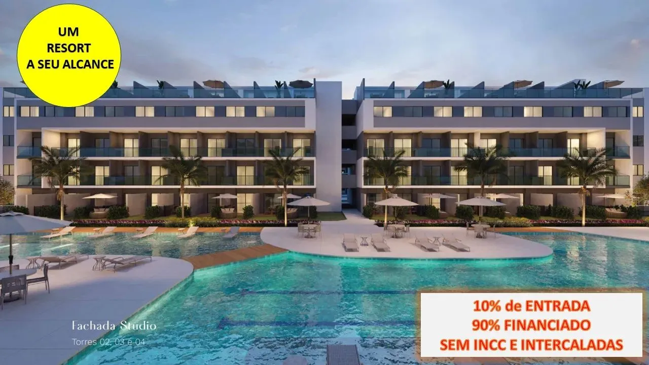 CARNEIROS - Apto 2 qts 45 m² - RESORT com lazer completo (CONDIÇÕES ESPECIAIS) 1 UNIDADE