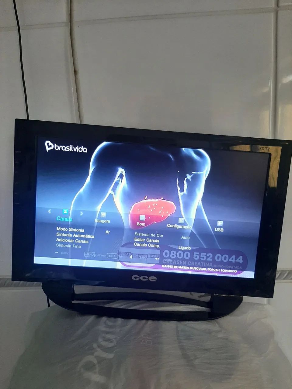 TV LED CCE 14 polegadas novinha digital - Foto 4