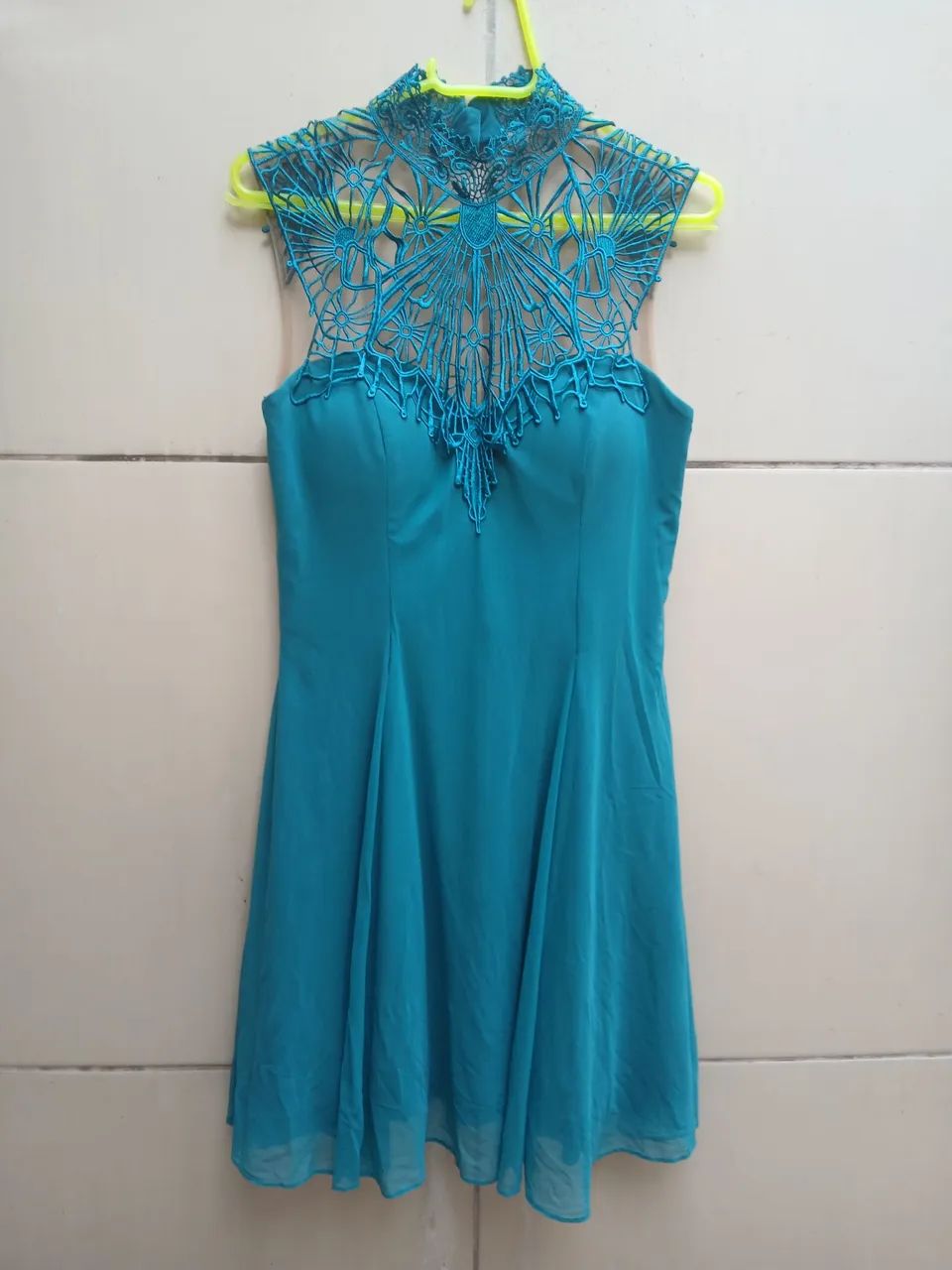 Vestido tubinho verde tam.G 