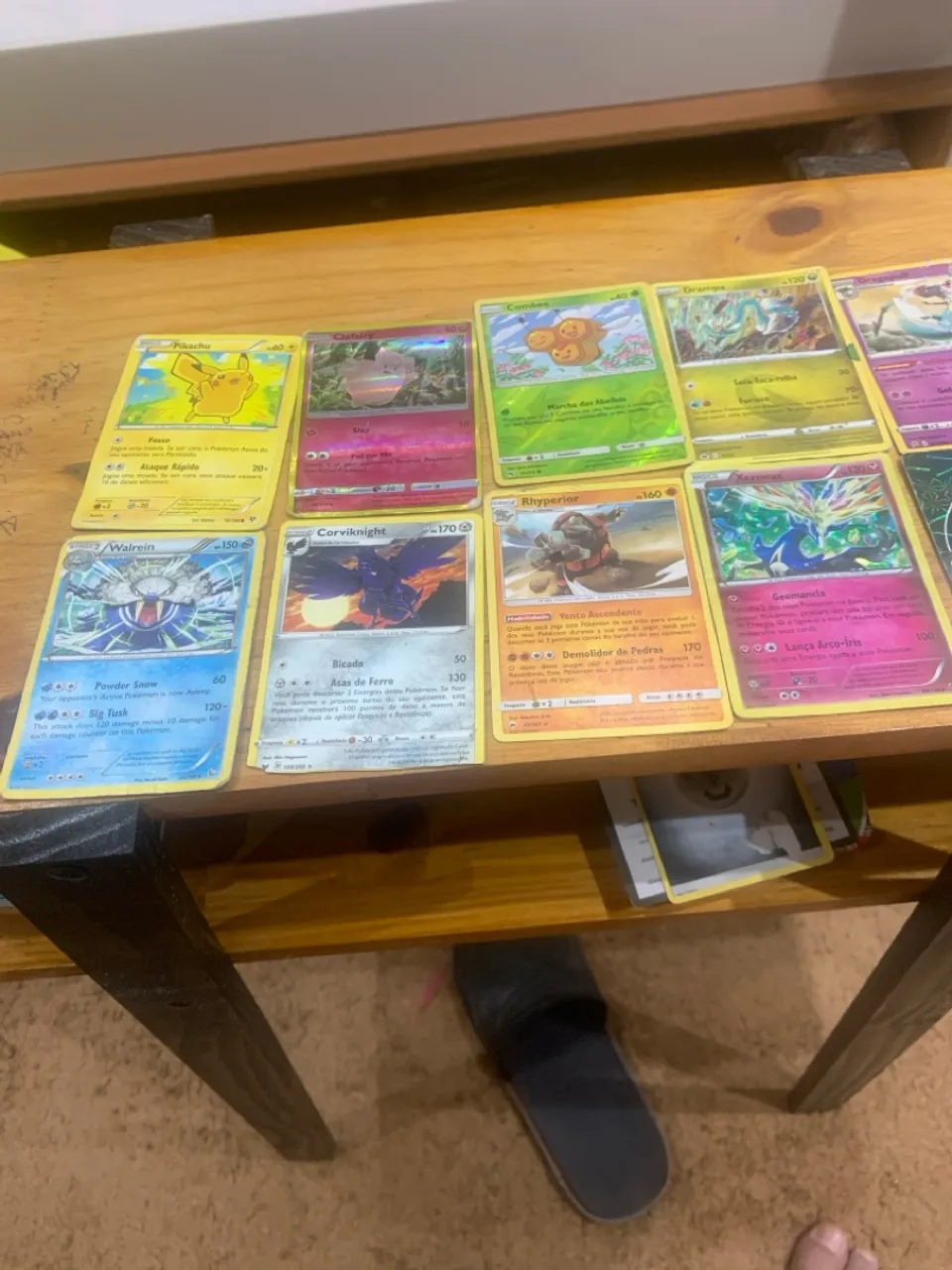 Cartas Pokémon - Diversas Cartas Raras