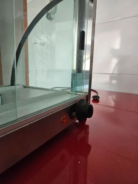 Estufa/Vitrine expositora 3 bandejas para salgado edanca - Foto 2