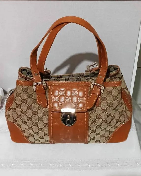 Bolsa Gucci GG Marrom 