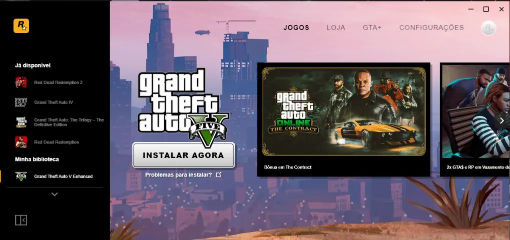 CONTA DE GTA V ( GTA 5 INSTALAVEL PARA FIVEM ).