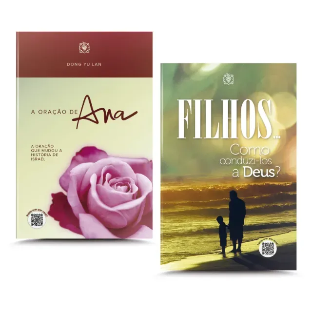 [LIVROS CRISTÃOS] A oração de Ana + Filhos. Como conduzí-los a Deus?