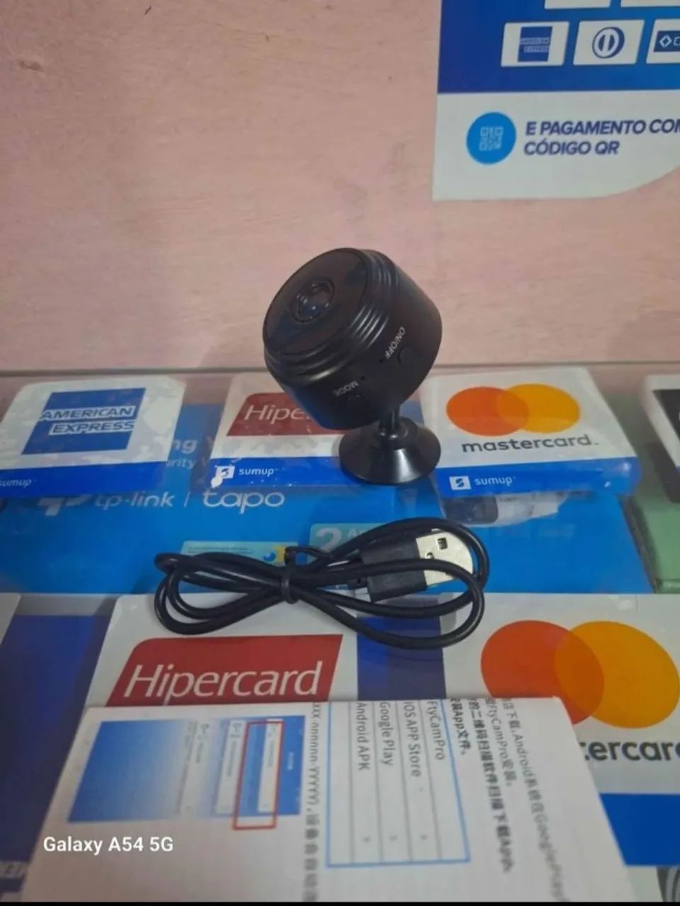 Mini Câmera A9 Wi-fi Acesso Remoto Via Celular APP ftycampro - Foto 2