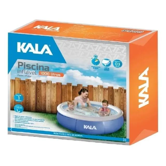 Piscina Redonda Inflável 1000 Litros-Kala - Foto 5