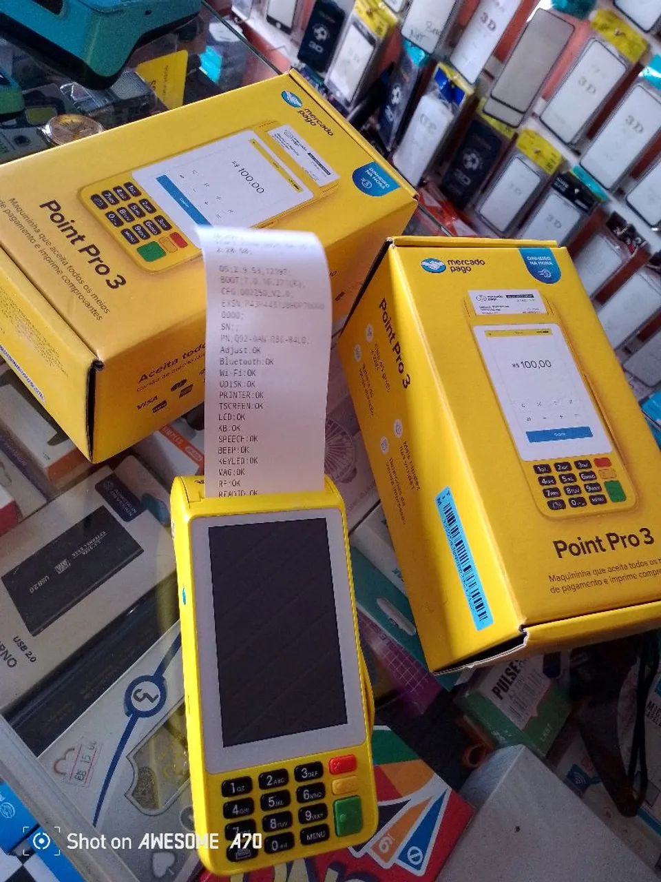Máquina de Cartão Point Pro 3 - Mercado Pago