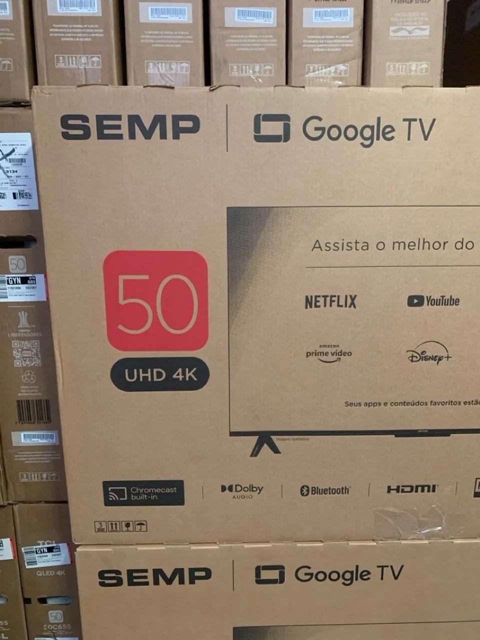 Smart TV Semp Google TV 50" UHD 4K - Foto 2