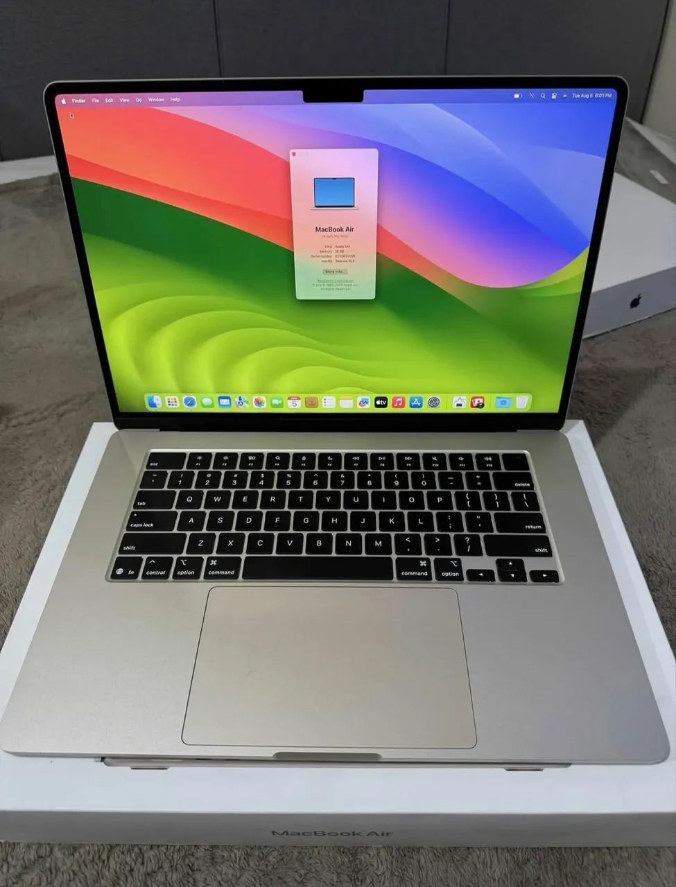 MacBook Air 15 inch M4 - 16GB - 256 SSD - Notebooks