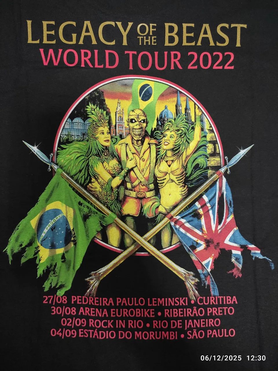 Iron Maiden - Camiseta oficial "M"  - Foto 4