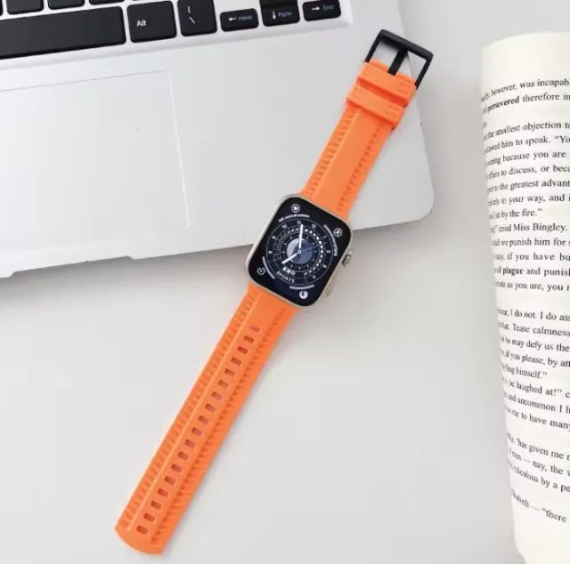 Pulseira de silicone pra Applewatch 44 a 49mm - Foto 4