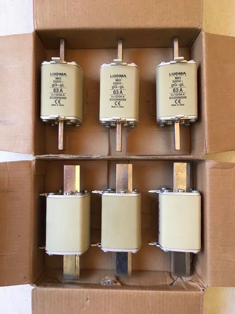 Fusível NH1 63A 500V~ gG-gL LUKMA - Foto 4