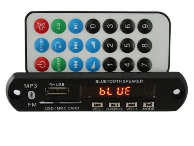 Placa Usb Bluetooth 5.0 Mp3 Rádio Fm so sinal
