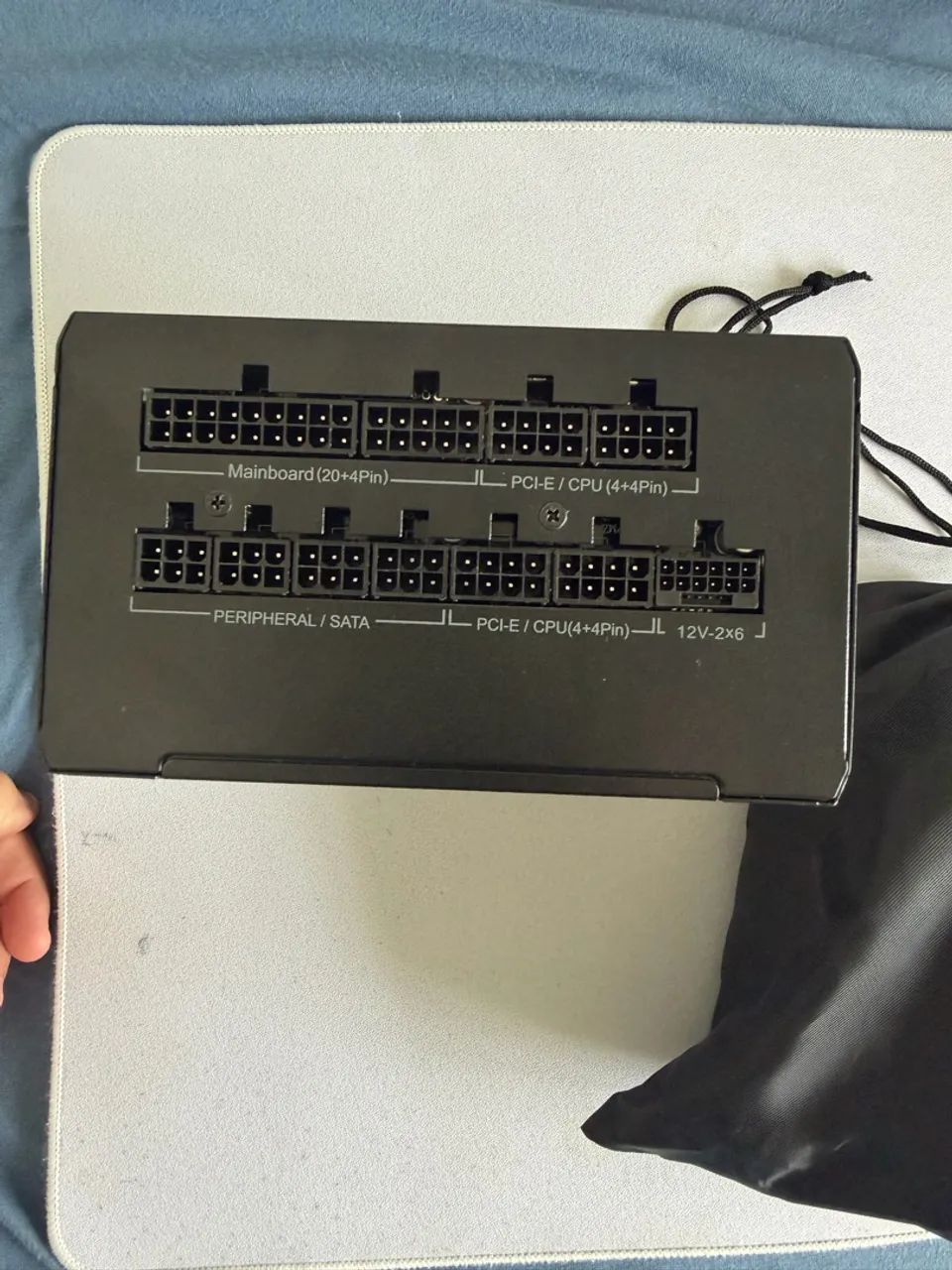Fonte mach1 850w platinum full modular com nf - Foto 3