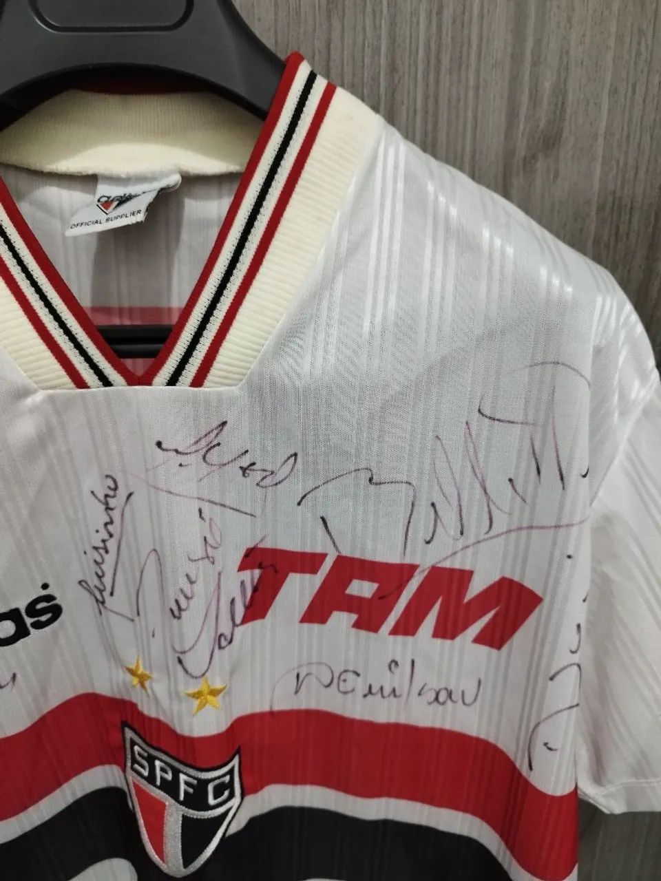 Camisa São Paulo Futebol clube autografada - Foto 3