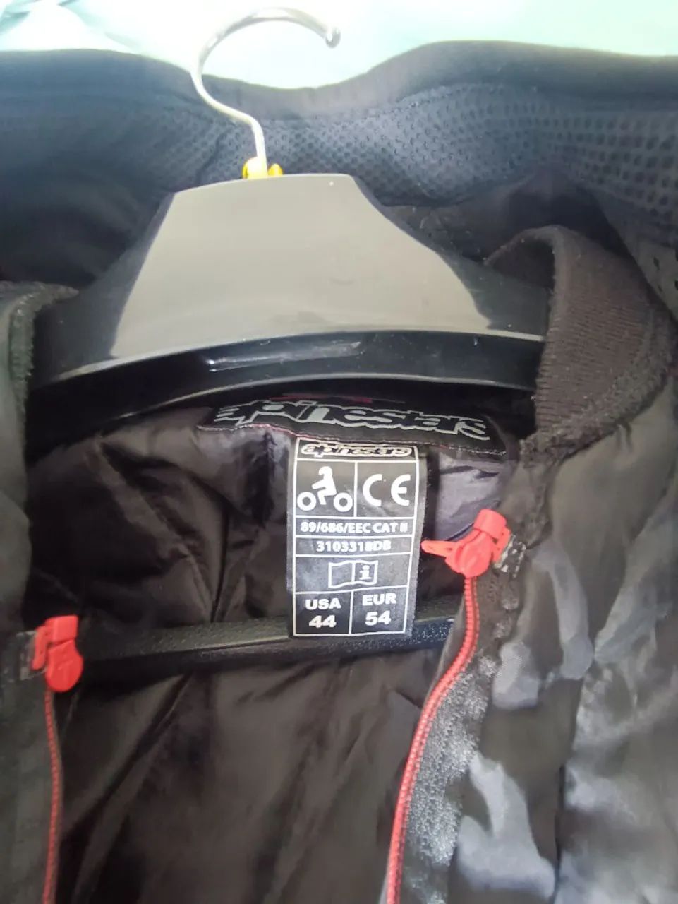 Jaqueta moto em couro Alpinestar  - Foto 3