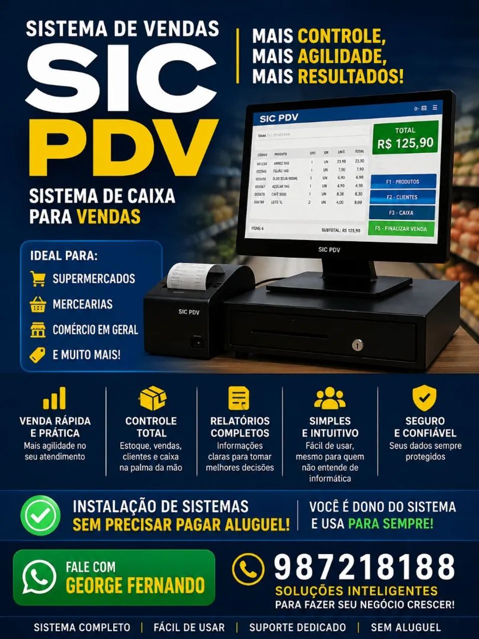 Sistema de vendas para comércio 