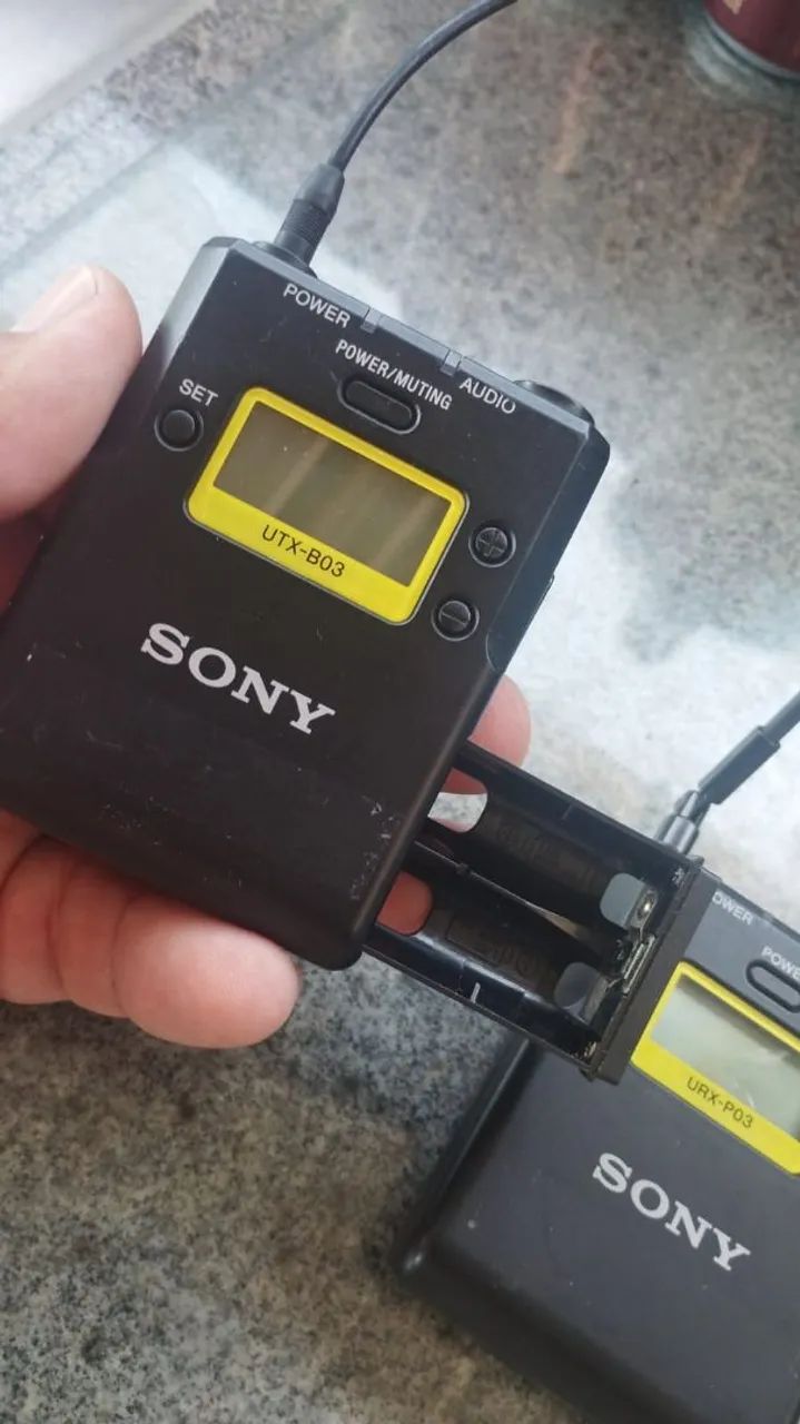 Microfone sem fio lapela sony  - Foto 3