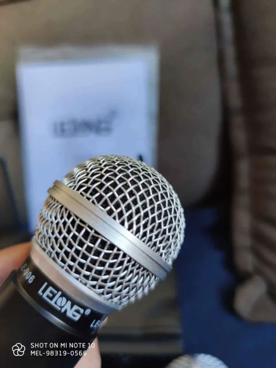 Lelong le 906 alcance 60 metros Microfone Sem Fio Profissional  - Foto 2