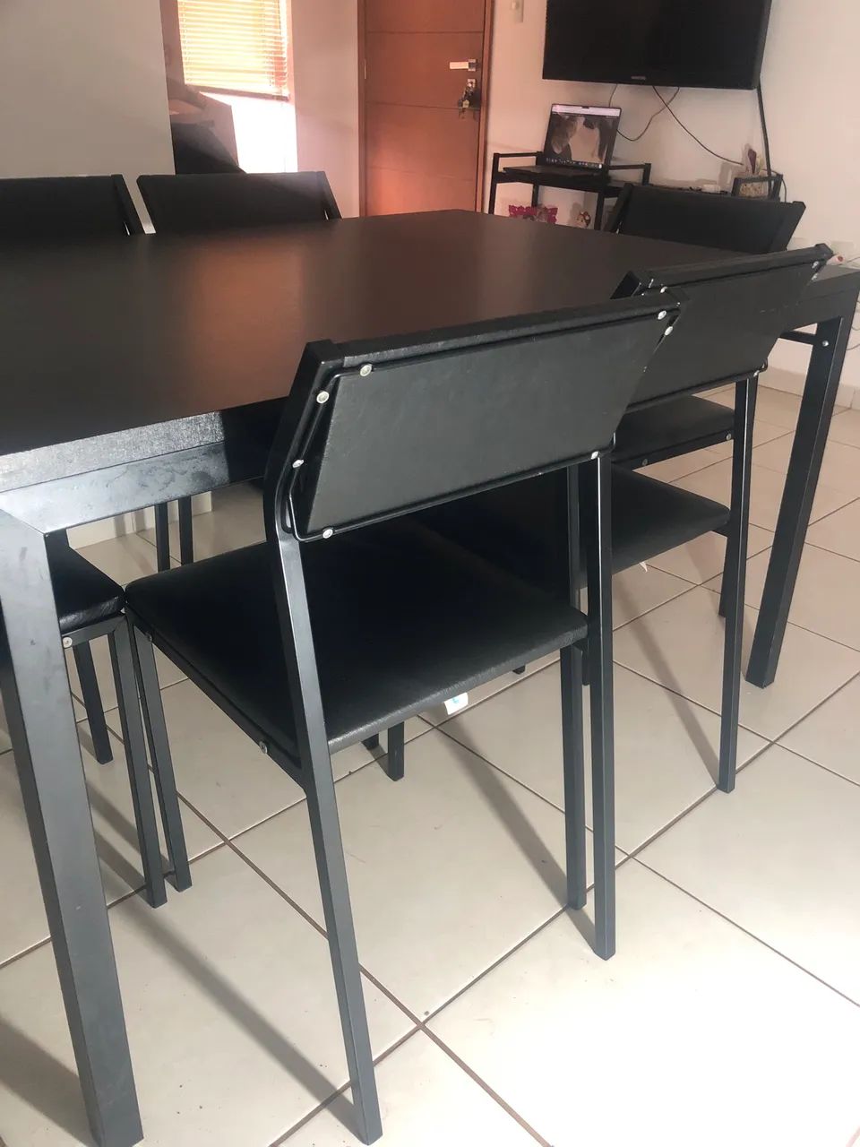 MESA CARRARO COM 6 CADEIRAS - Foto 2