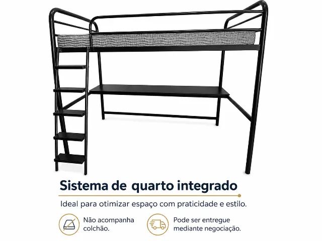 Beliche com escrivaninha  - Foto 2