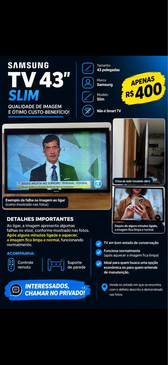 Tv 43 polegadas 
