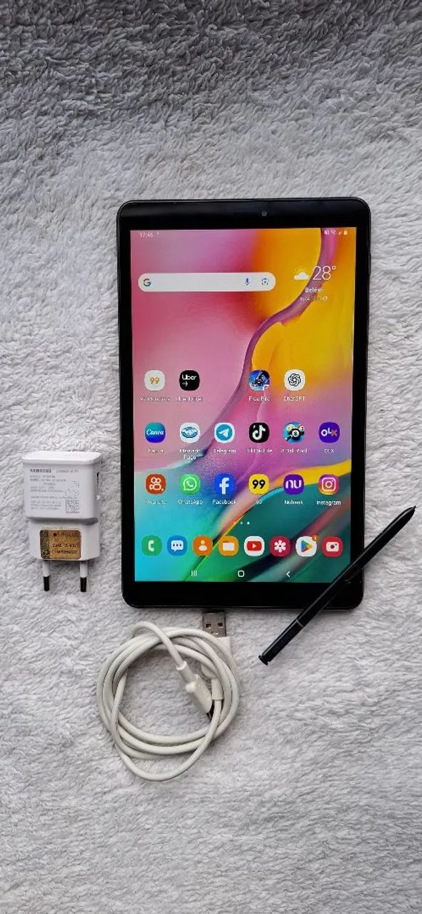 Tab A Com Caneta S Pen Tablet Samsung 32Gbs 8Polegadas Chip 4G faz ligacao - Foto 2