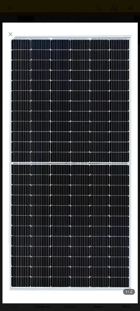 painel solar 585w