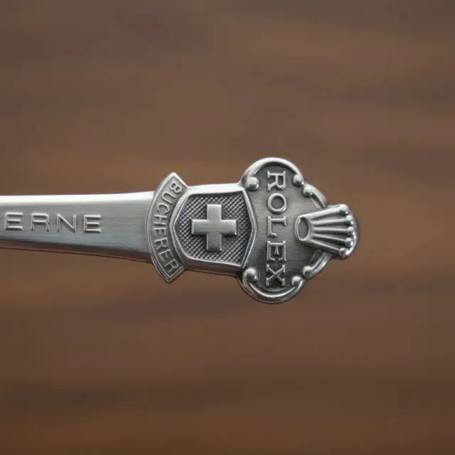 Colher de Chá Vintage Rolex Bucherer Switzerland - P/ Colecionador - Oferta 10% OFF - Foto 4