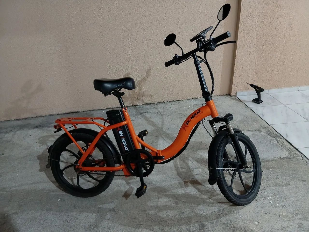 Bicicleta Elétrica Shineray (E-bike) semi-nova + Acessórios de brinde