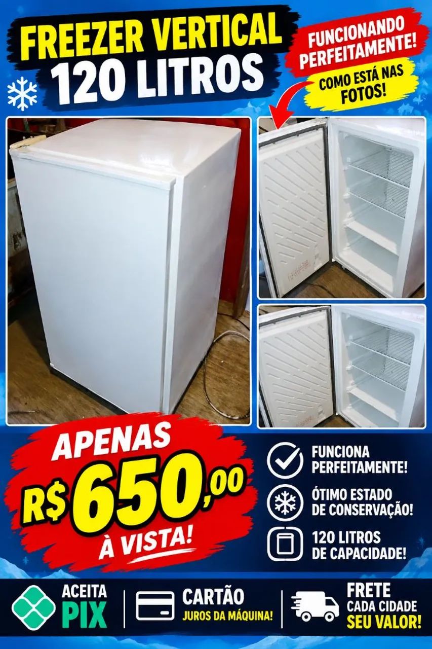 Freezer vertical 