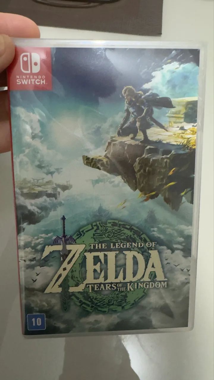 Jogos Switch Zelda e Pokémon