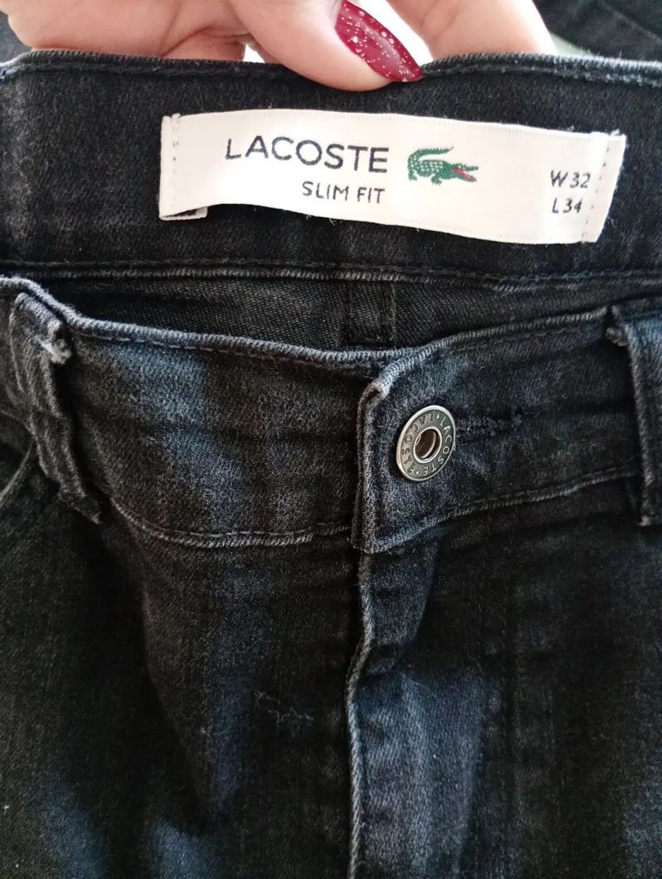Calça Black jeans Lacoste original tamanho 40