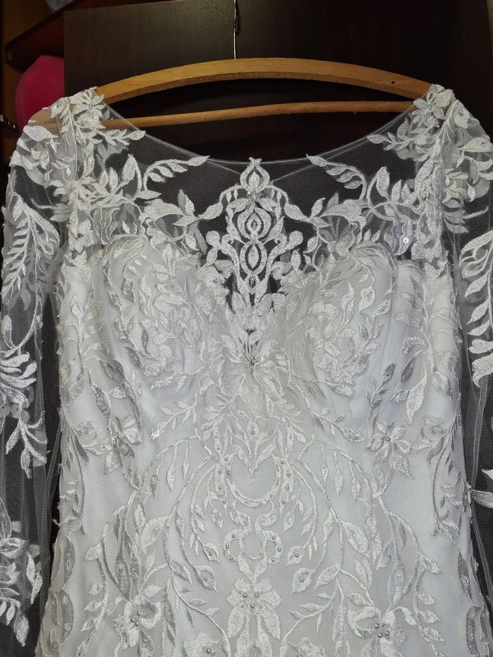 Vestido de Noiva com véu longo - Foto 2