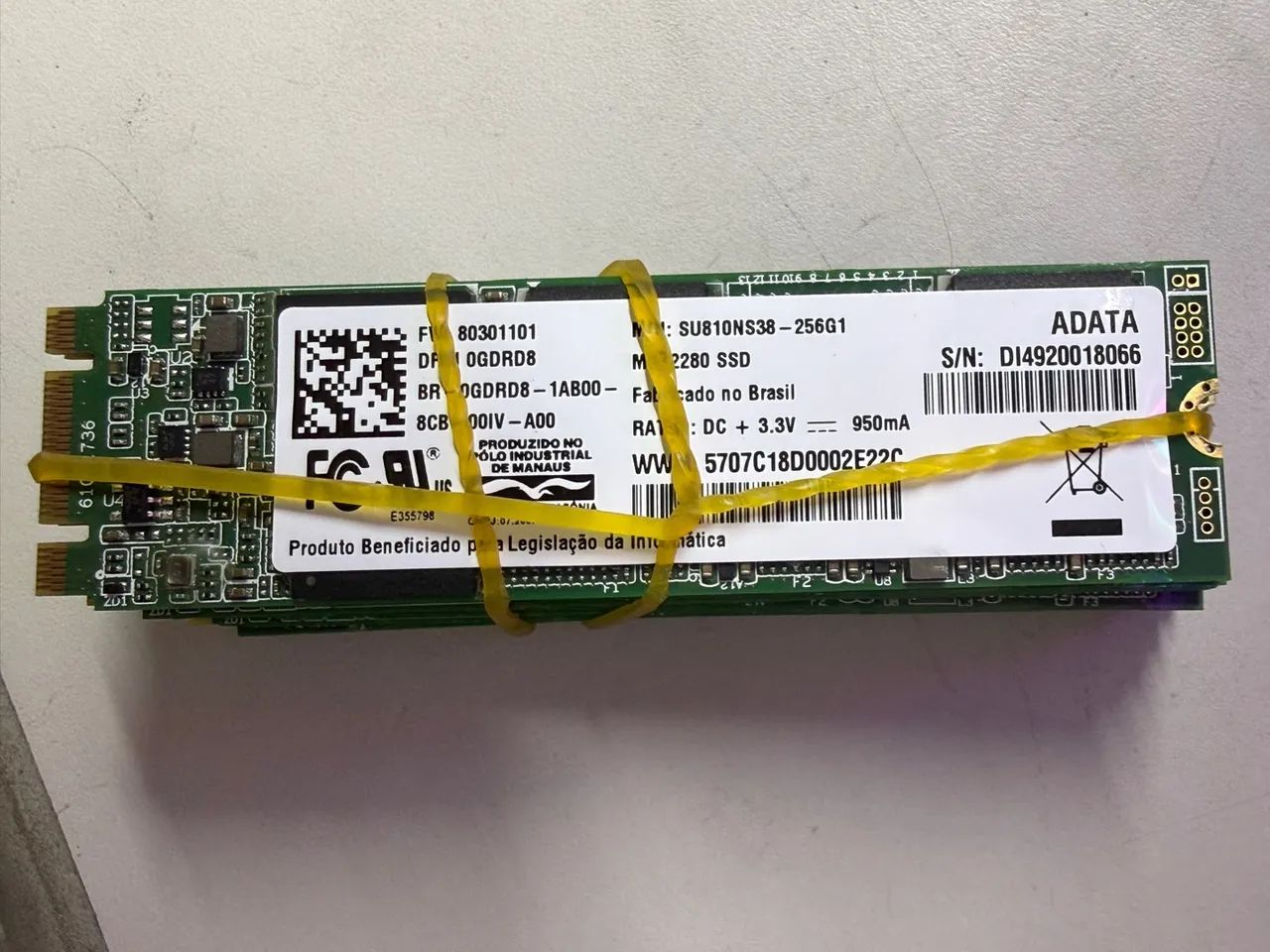 Ssd 256 Nvme e m2 Ngff 
