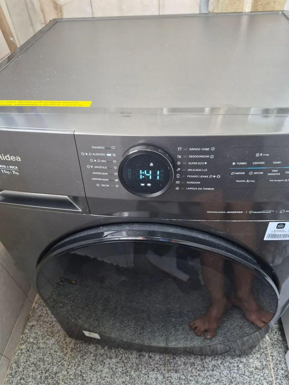 Lava e seca Midea  3 meses de uso - Foto 2