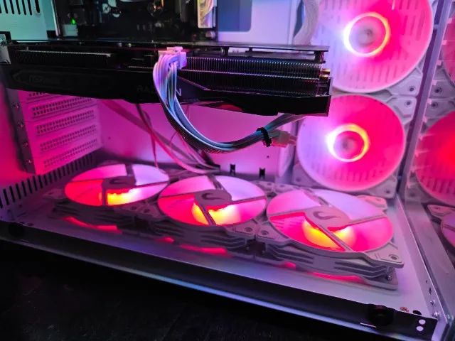 PC Gamer Branco com RX 7600 novo - Foto 2
