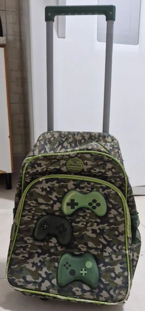 Mochila escolar verde