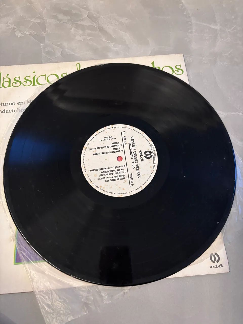 Disco de vinil Clássicos e Chorinhos - Nazareth Trio - Foto 2