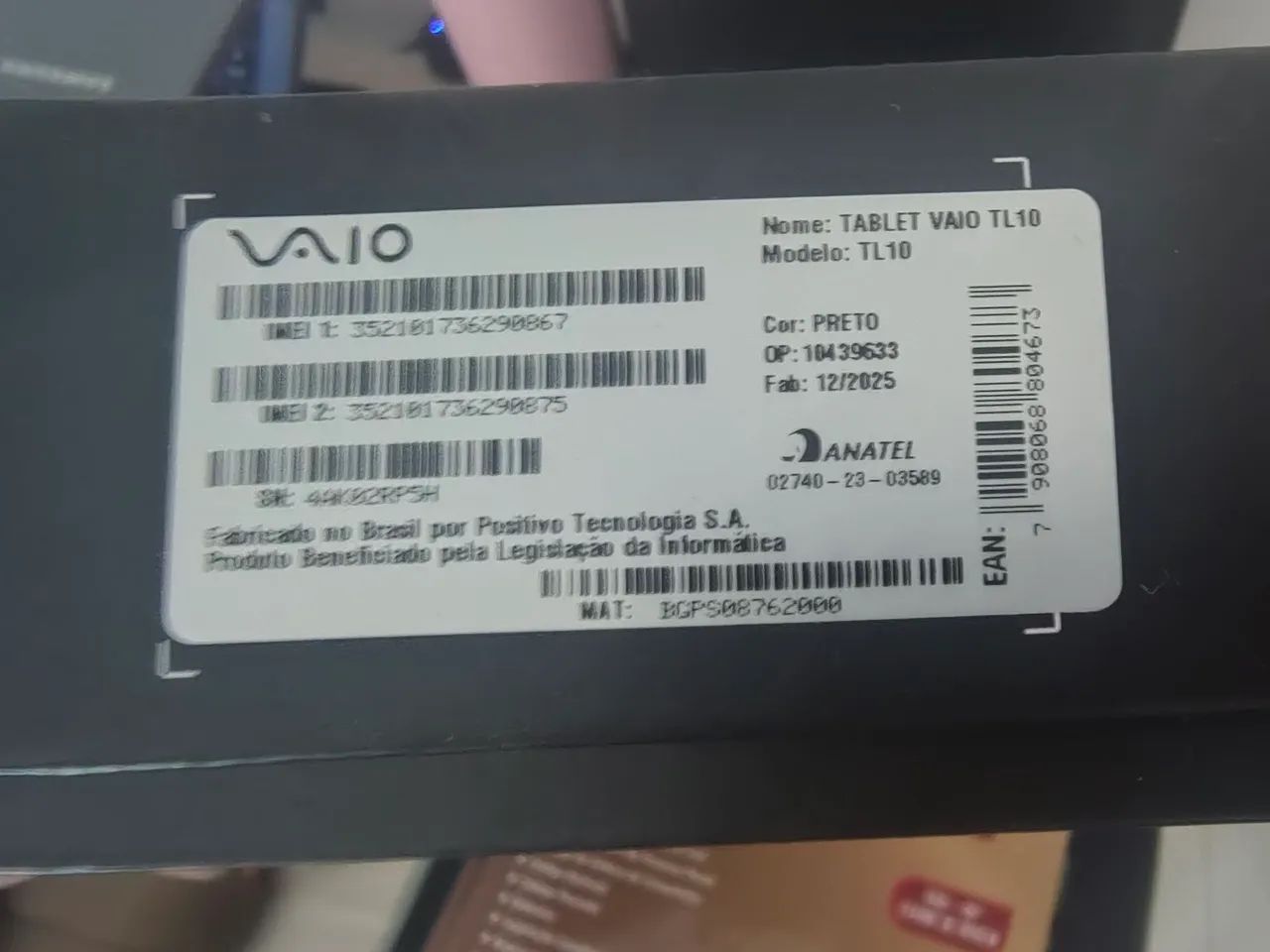 Tablet Novo Vaio TL10 c Teclado  - Foto 5