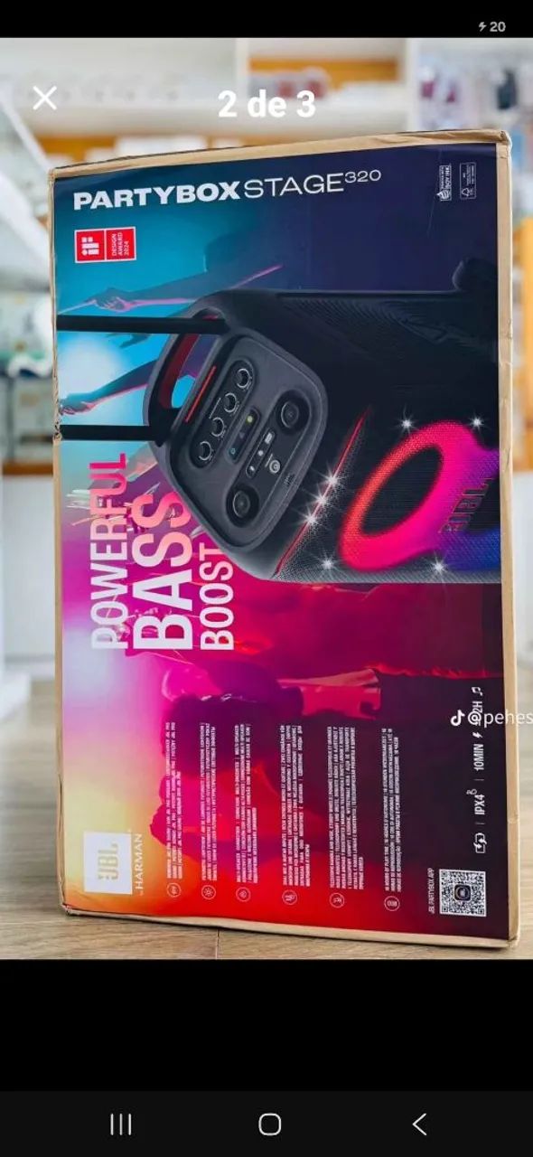 Jbl 320 partibox( nova sem uso ) - Foto 2