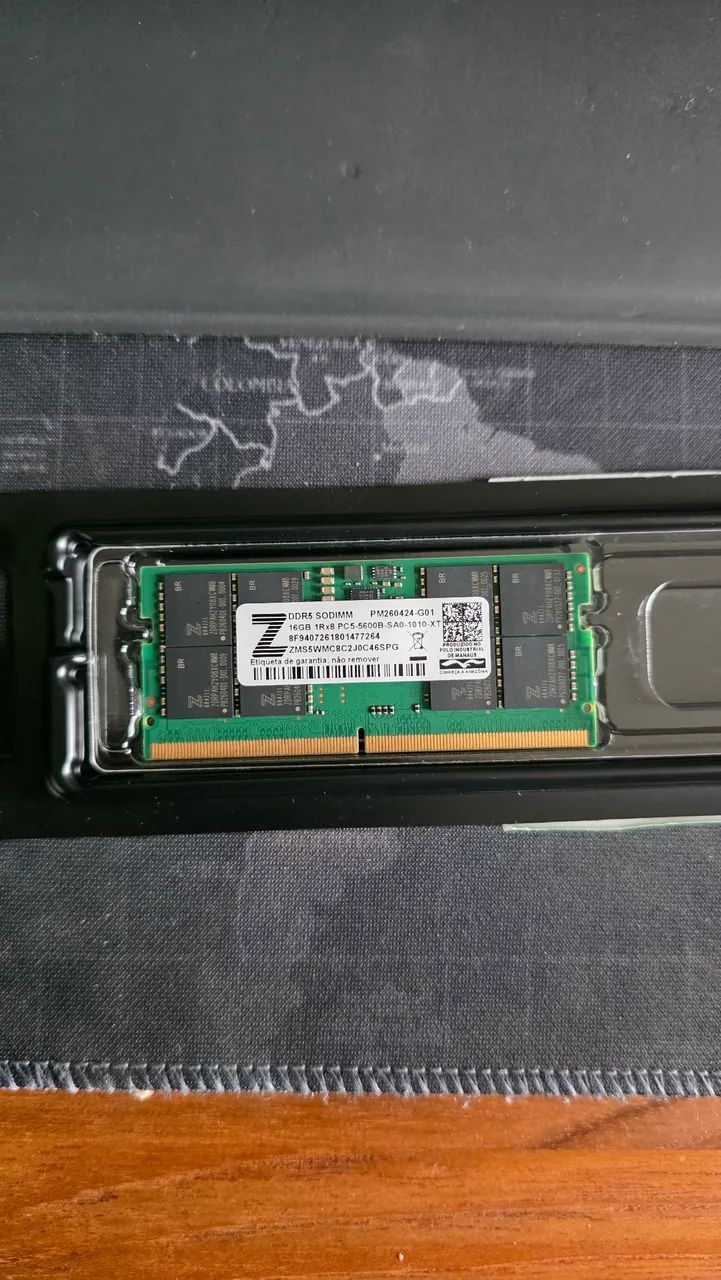 Memória RAM Notebook 16Gb 5600 SODIMM