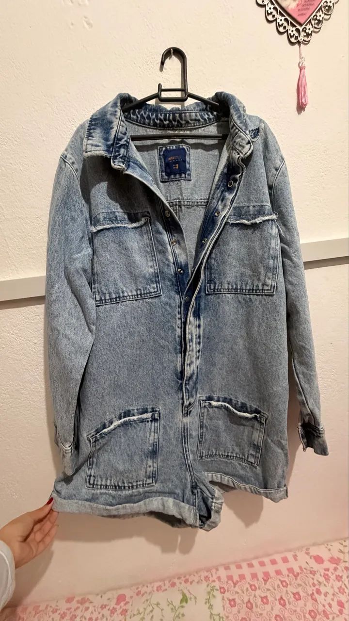 Macacão Jeans Bluesteel