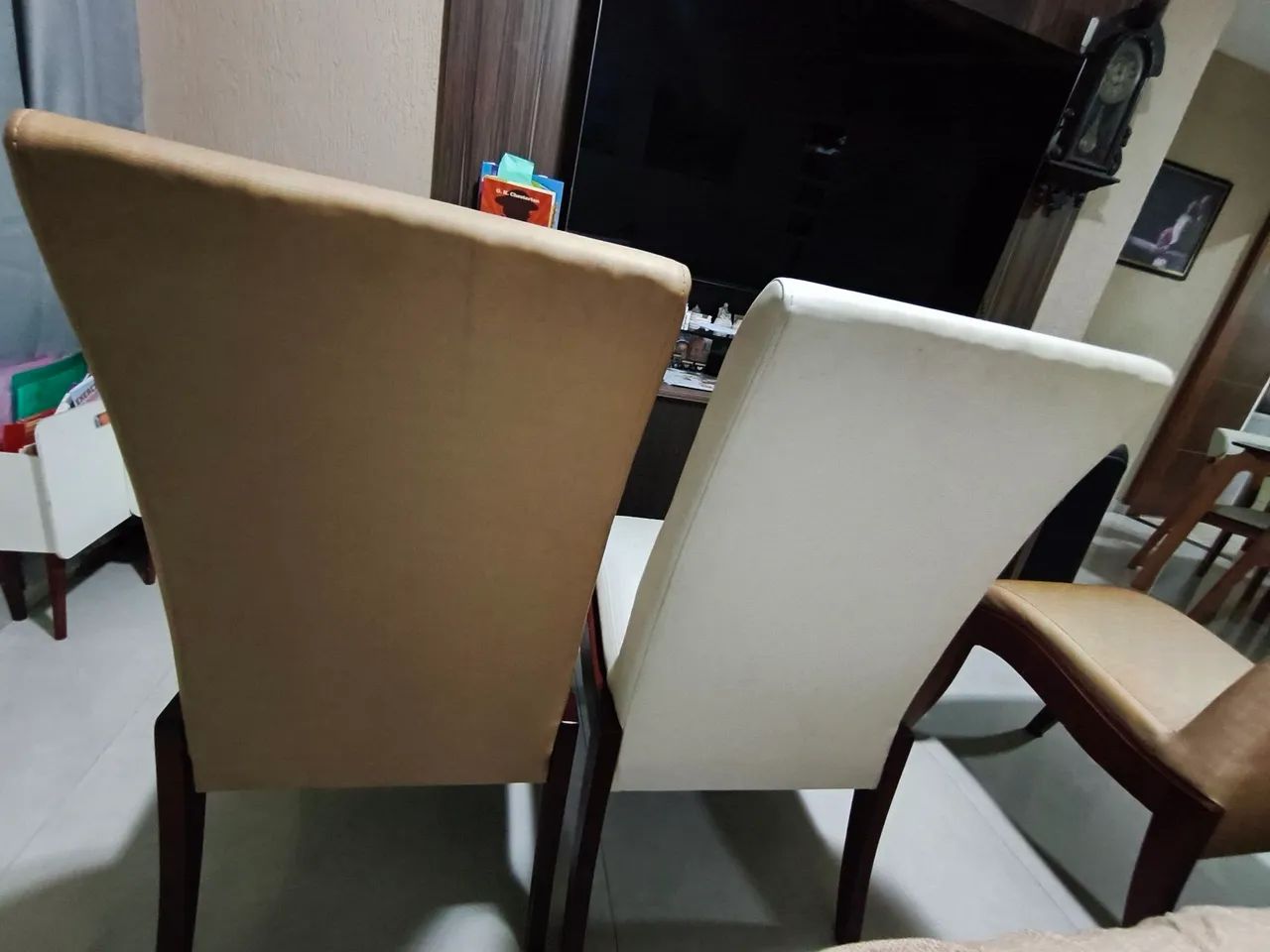 Conjunto seis cadeiras para mesa de jantar  - Foto 2