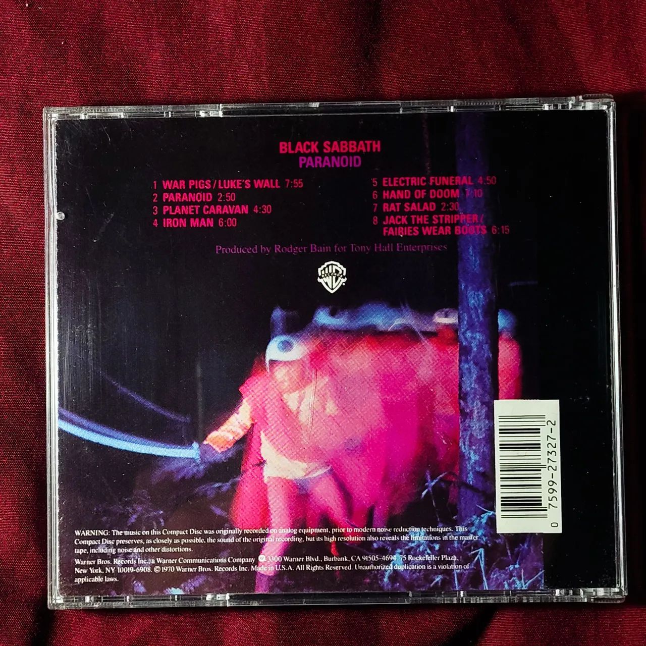 Cd Black Sabbath Paranoid (importado) - Foto 3